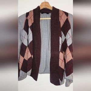 Cute Argyle ESTEFANEL cardigan